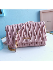 Miu Miu Matelassé Leather Mini Bag 5BH080 Pink 2021