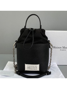 Maison Margiela 5AC Grainy Mini Bucket Bag Black 2021