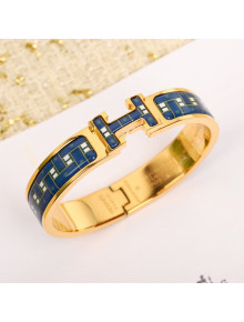 Hermes Clic Bracelet HB012008 Blue 2022