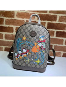 Gucci x Disney Donald Duck GG Canvas Small Backpack 552884 Beige/Blue 2020