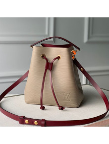 Louis Vuitton NéoNoé BB Mini Bucket Bag in Galet Grey Epi Leather M53610 2020