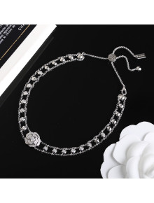 Chanel Crystal Camellia Necklace CHB220120015 Silver 2022