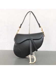 Dior Saddle Bag in Black Calfskin 2018