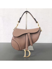 Dior Saddle Bag in Pink Calfskin 2018