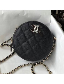 Chanel Grained Calfskin Clutch with Chain AP2034 Black 2021 TOP