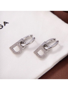 Balenciaga B Earrings BE22012017 Silver 2022