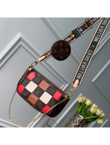 Louis Vuitton Multi-Pochette Accessoires Triple Damier Monogram Canvas Shoulder Bag M44813 06