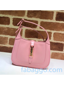 Gucci Jackie 1961 Shiny Leather Mini Hobo Bag 637091 Light Pink 2020