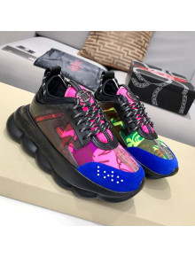 Versace Print Sneakers Pink/Blue 14 2021
