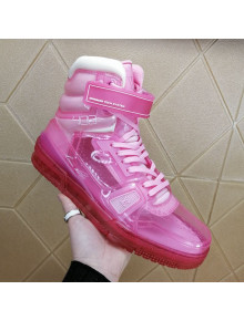 Louis Vuitton LV Trainer Transparent Boot Sneakers Pink 2021 (For Women and Men)