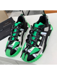 Dolce & Gabbana NS1 Sneakers in Mixed Materials Green/Black 2020(For Women and Men)