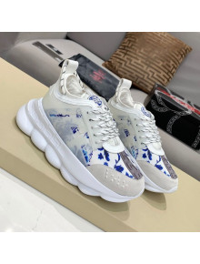 Versace Print Sneakers White/Blue 19 2021