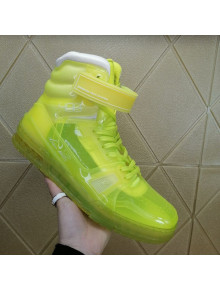 Louis Vuitton LV Trainer Transparent Boot Sneakers Yellow 2021 (For Women and Men)