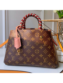 Louis Vuitton Monogram Canvas Montaigne BB Braided Top Handle Bag M44671 2019