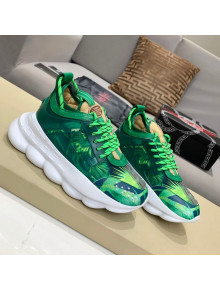 Versace Print Sneakers Green 23 2021