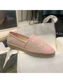 Chanel Lambskin Espadrilles Light Pink  2021 21092315