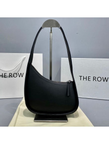 The Row Half Moon Calfskin Shoulder Bag 1811 Black 2021
