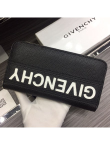 Givenchy Zip Long Wallet Black 2021 02
