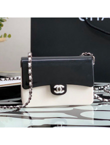 Chanel Plexi Mini Evening Bag AS2534 Black/White 2021