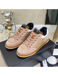 Chanel Fabric & Suede Sneakers G38038 Pink 2021