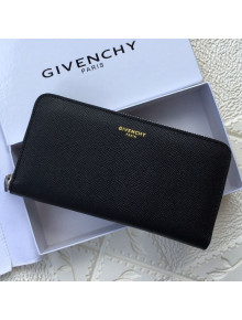 Givenchy Zip Long Wallet Black 2021 08