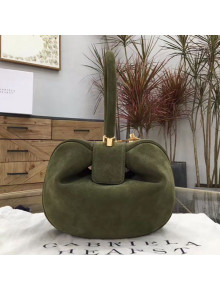 Gabriela Hearst Nina Suede Large Top Handle Bag Green 2019