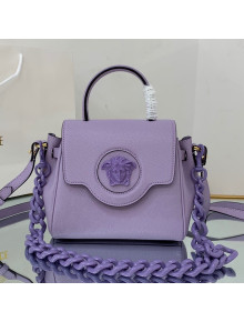 Versace La Medusa Small Handbag Lilac Purple/Gold 2021