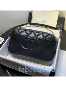 Chanel Lambskin CC Camera Bag AS1512 Black 2020