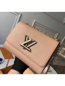 Louis Vuitton Epi Leather Twist MM Shoulder Bag M50282 Beige/Gold 2020