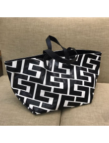 Celine Made in Tote Large Shopper Tote Bag Black/White 2019