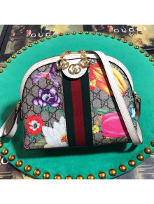 Gucci Ophidia GG Flora Small Shoulder Bag ‎499621 White 2019