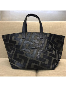 Celine Made in Tote Large Shopper Tote Bag Grey/Black 2019