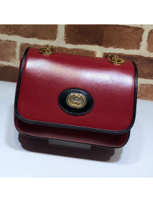 Gucci Leather Mini Chain Shoulder Bag 576423 Red 2019