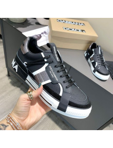 Dolce&Gabbana Men's Silky Calfskin Sneakers Black 02 2021