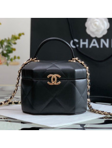 Chanel Lambskin Small Vanity Case AS2630 Black 2021