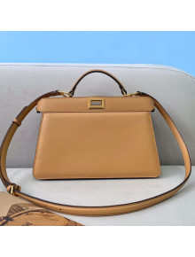 Fendi Peekaboo ISeeU East-West Bag in Apricot Leather 2020