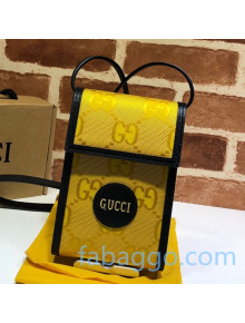 Gucci Off The Grid GG Nylon Vertical Mini Bag 625599 Yellow 2020