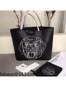 Givenchy Black Calfskin Tote Bag 38cm 8841 23