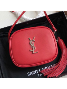 Saint Laurent Blogger Calfskin Mini Camera Shoulder Bag 425317 Red 2019