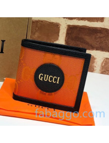 Gucci Off The Grid GG Nylon Billfold Wallet 625573 Orange 2020