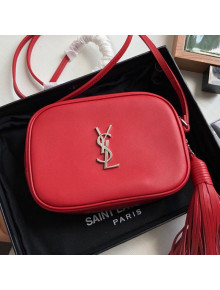 Saint Laurent Blogger Calfskin Small Camera Shoulder Bag 425316 Red 2019