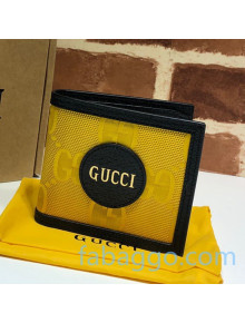 Gucci Off The Grid GG Nylon Billfold Wallet 625573 Yellow 2020