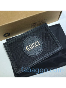 Gucci Off The Grid GG Nylon Card Case Wallet 625578 Black 2020