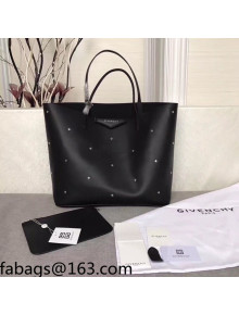 Givenchy Studded Black Calfskin Tote Bag 38cm 8841 25