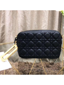 Dior Lambskin Diorquake Clutch Bag Black 2018