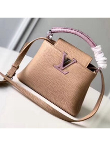 Louis Vuitton Taurillon Skin with Lizard Accents Capucines Mini Bag N94047 Tivoli 2018