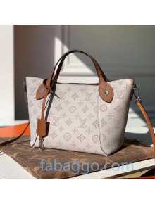 Louis Vuitton Mahina Hina PM Bag in Monogram Perforated Calfskin M55551 Light Gray 2020 