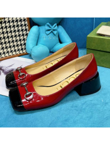 Gucci Patent Leather Pumps 2.5cm with Horsebit Red 2021