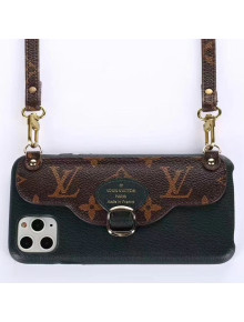 Louis Vuitton Monogram Canvas iPhone Clutch/Crossbody Bag Navy Blue 05 2020