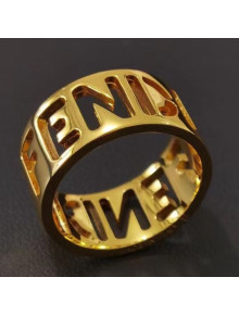 Fendi Ring Gold 2021 02